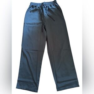 Blue Gray Drawstring Elastic Waist Pants Women’s Size Medium‎
